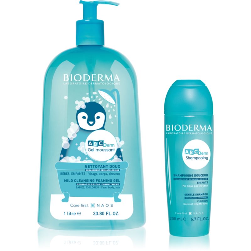 Bioderma ABC Derm Baby Cleansing Body Care set pentru copii