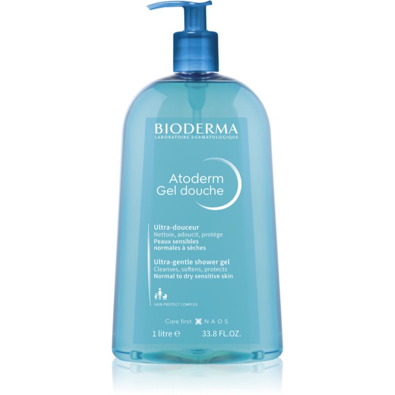 Bioderma Atoderm Gel gel de duș mătăsos pentru piele uscata si sensibila 1000 ml