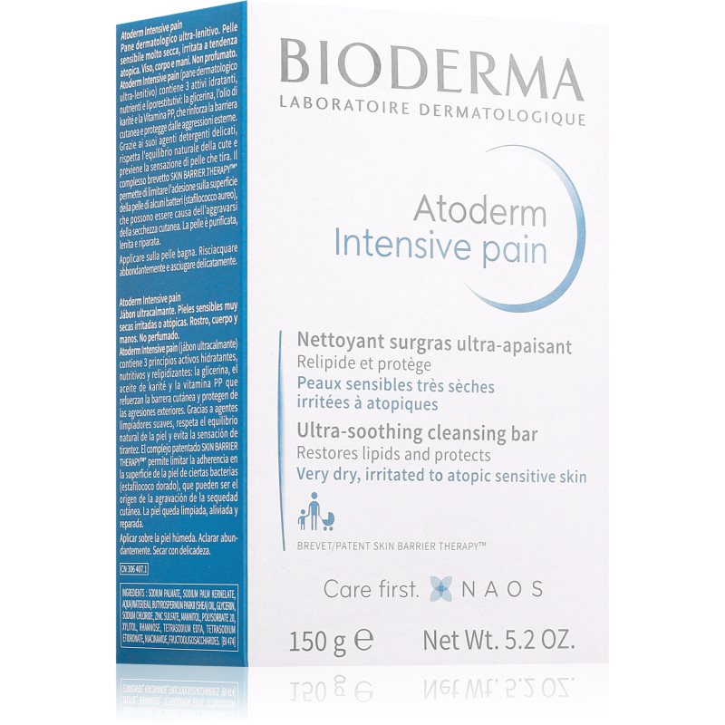 Bioderma Atoderm Intensive sapun pentru curatare pentru pielea uscata sau foarte uscata 150 g