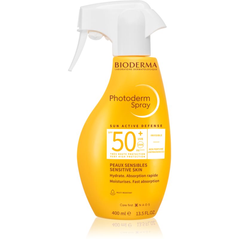 Bioderma Photoderm Sprej SPF 50+ spay-lotiune de protectie solara SPF 50+ 400 ml