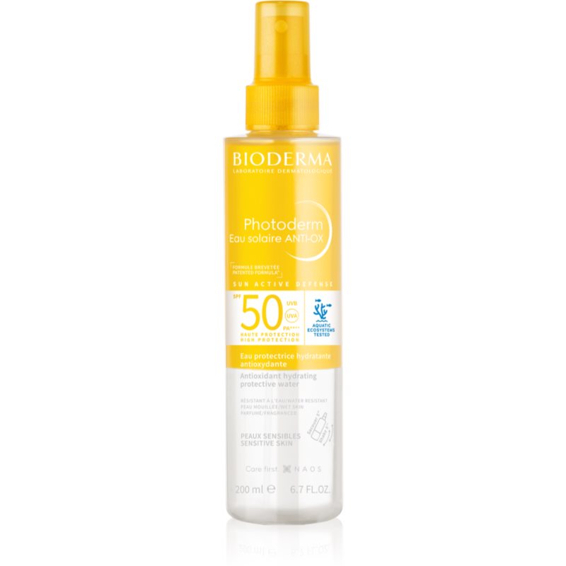 Bioderma Photoderm Eau solaire ANTI-OX spray solar SPF 50 200 ml