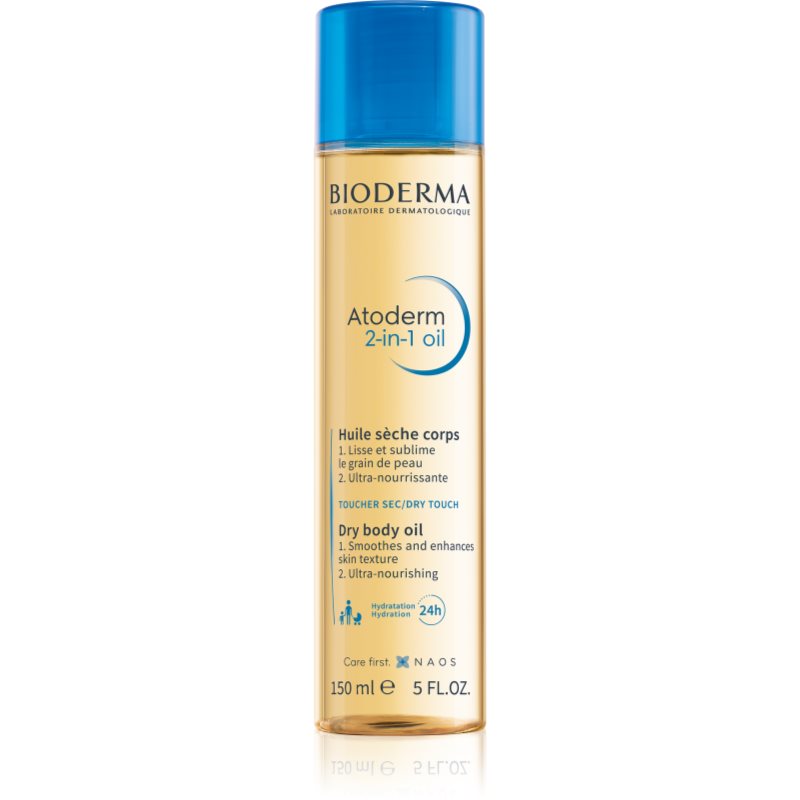 Bioderma Atoderm 2-in-1 Oil ulei intens hrănitor pentru piele uscata 150 ml