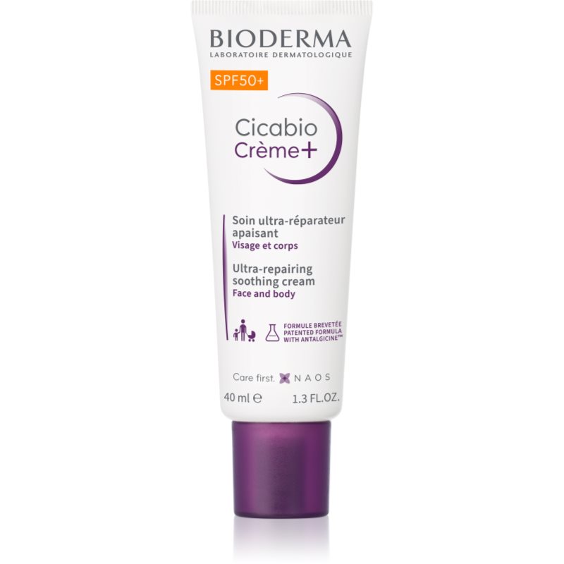 Bioderma Cicabio crema de fata SPF 50+ 40x0 ml