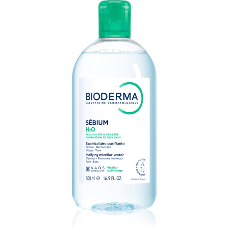Bioderma Sébium H2O apa cu particule micele pentru ten gras și mixt 500 ml