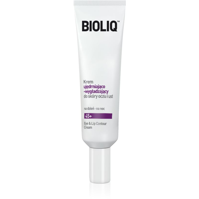 Bioliq 45+ Crema fermitate pentru riduri adanci din jurul ochilor si a buzelor (Prunus Serrulata) 15 ml