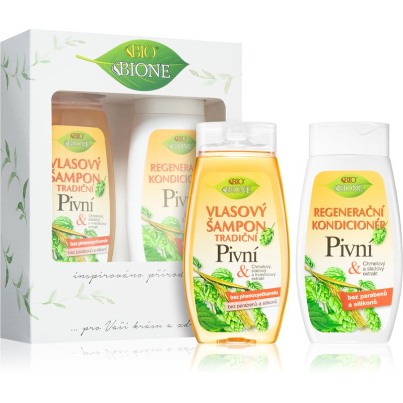 Bione Cosmetics Pivní set cadou pentru păr