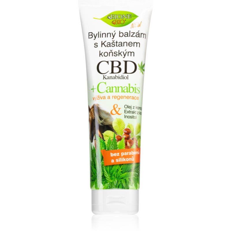 Bione Cosmetics Cannabis CBD balsam relaxant pentru masaj cu CBD 300 ml