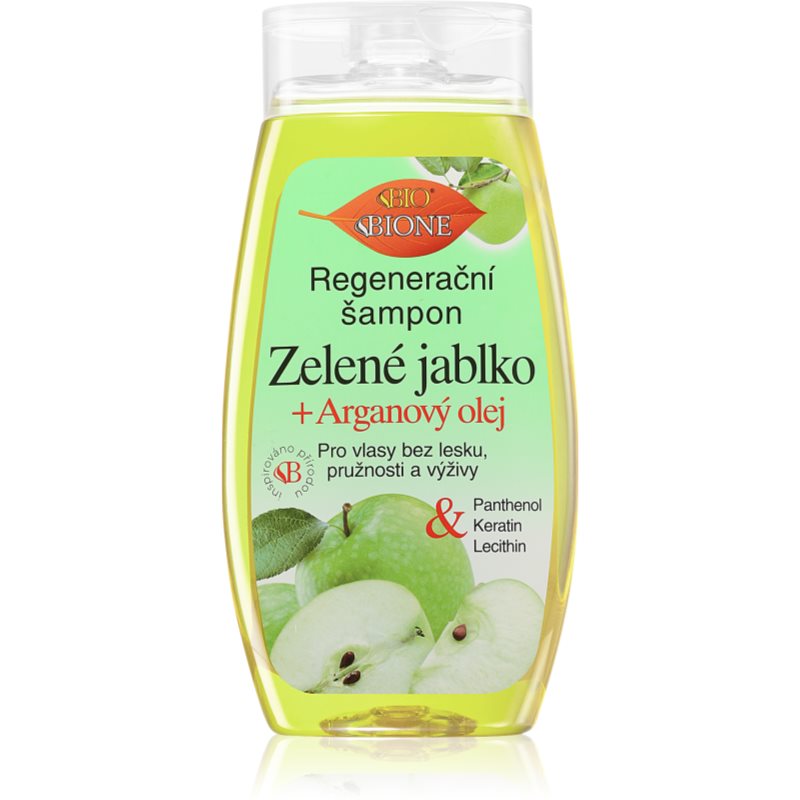 Bione Cosmetics Green Apple + Argan Oil sampon pentru regenerare 260 ml