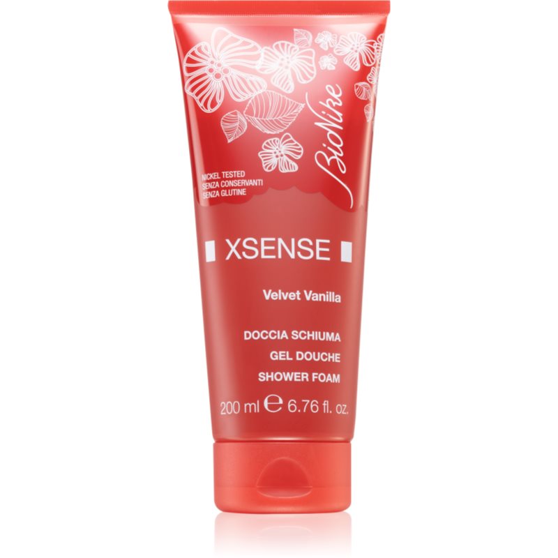 BioNike Xsense Velvet Vanilla spumă de duș pentru îngrijire 200 ml