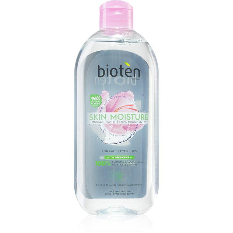 Bioten Skin Moisture Apa micela cu efect de curatare si indepartare a machiajului pentru piele uscata si sensibila