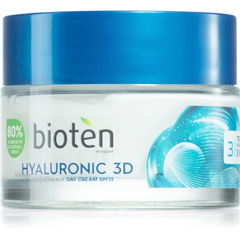 Bioten Hyaluronic 3D crema de zi pentru primele riduri pentru toate tipurile de ten 50 ml