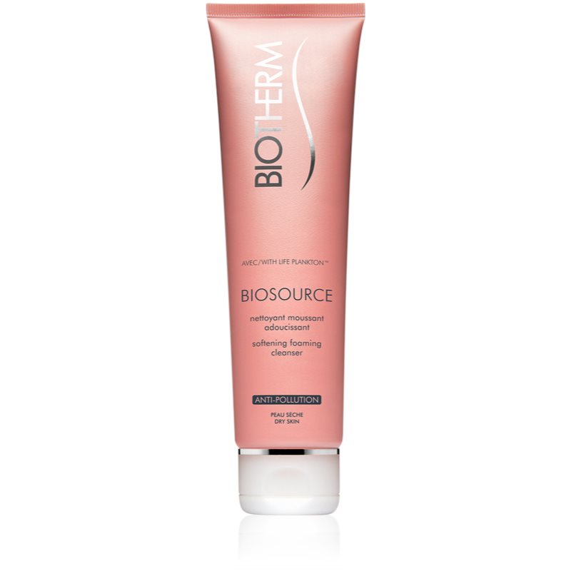 Biotherm Biosource crema de curatare sub forma de spuma pentru tenul uscat 150 ml