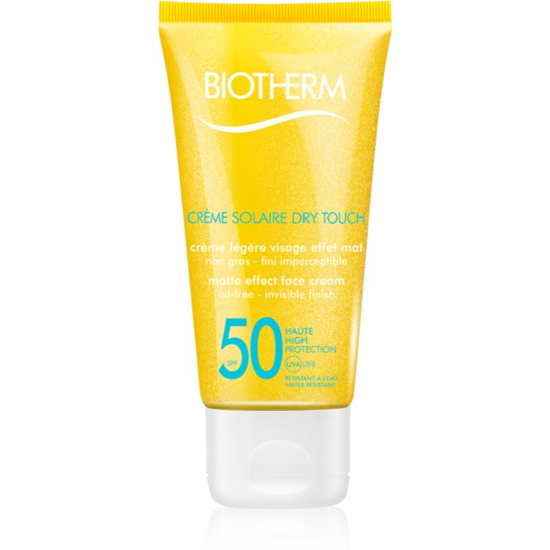 Biotherm Crème Solaire Dry Touch protectie solara mata pentru fata SPF 50 50 ml