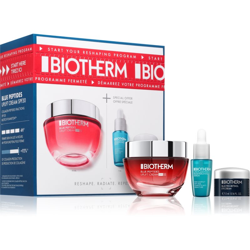 Biotherm Blue Peptides Uplift Cream SPF 30 set cadou pentru femei