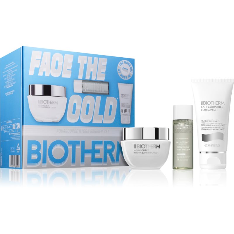 Biotherm Aquasource Hydra Barrier Cream set cadou pentru femei