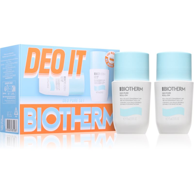 Biotherm Deo Pure Roll-on set cadou pentru femei 2 buc