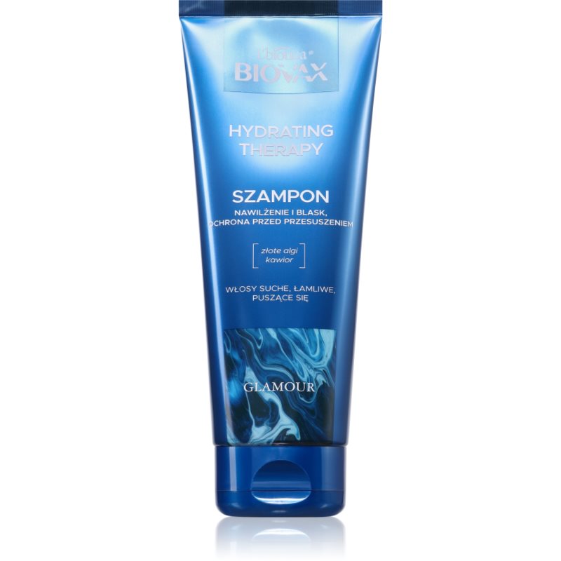 Biovax Glamour Hydrating Therapy sampon hidratant pentru par uscat si indisciplinat 200 ml