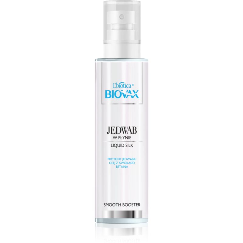 Biovax Liquid Silk balsam fără clătire, cu efect de netezire 200 ml