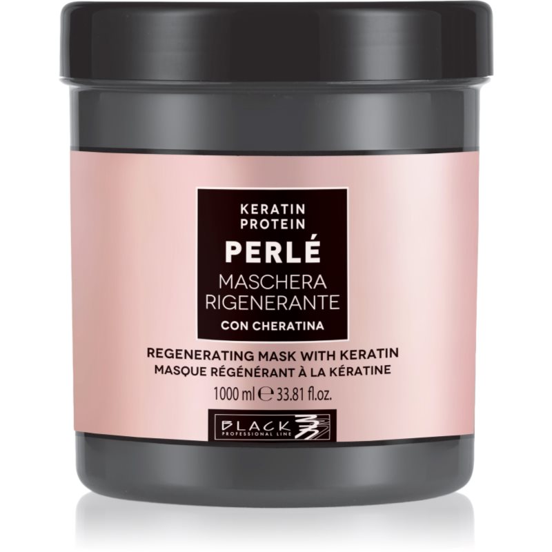 Black Professional Line PERLÉ Regenerating Keratin Mask masca pentru regenerare pentru păr cu cheratină 1000 ml