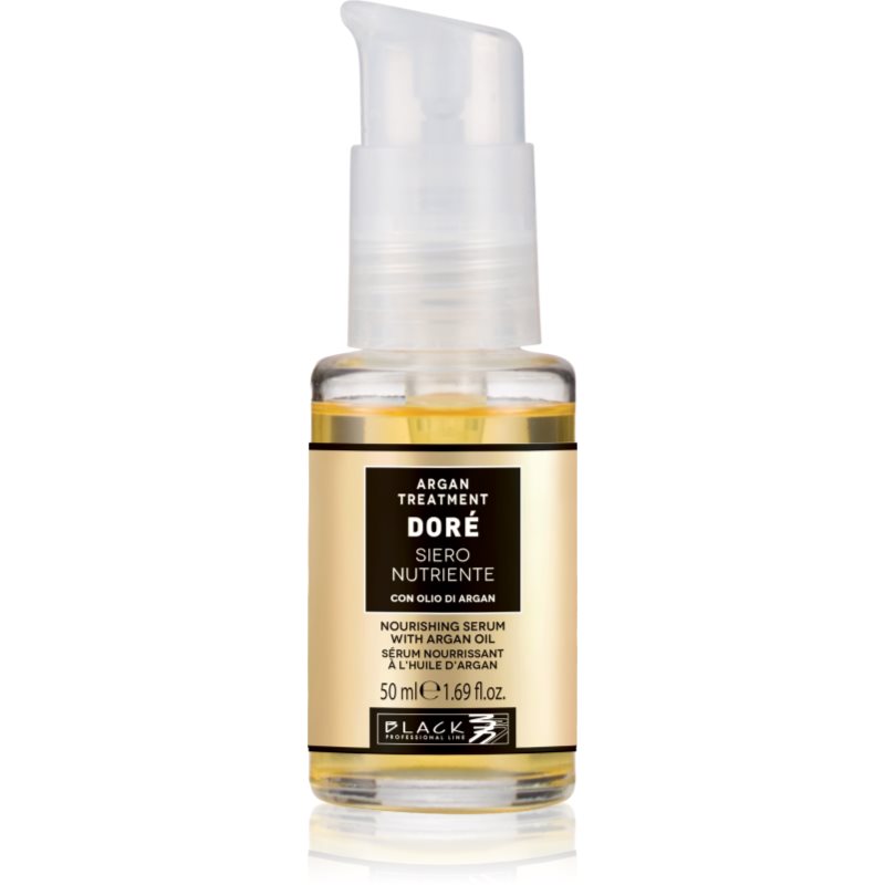 Black Professional Line Line DORÉ Nourishing Argan Oil Sérum ser de păr cu ulei de argan 50 ml
