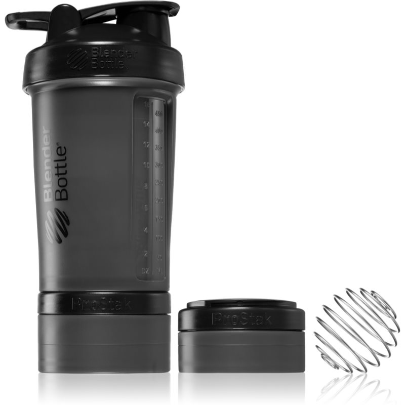 Blender Bottle ProStak Pro shaker pentru sport + rezervor culoare Black 650 ml