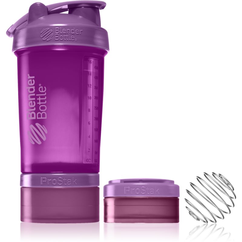 Blender Bottle ProStak Pro shaker pentru sport + rezervor culoare Plum 650 ml
