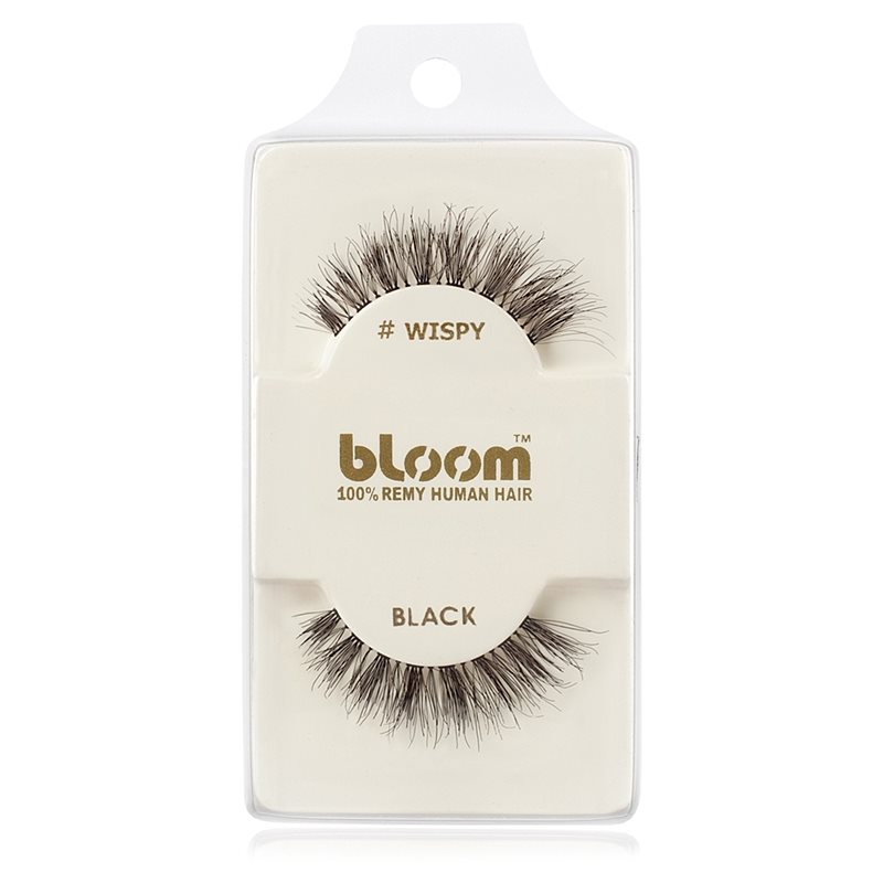 Bloom Natural gene false din par natural (Wispy, Black) 1 cm