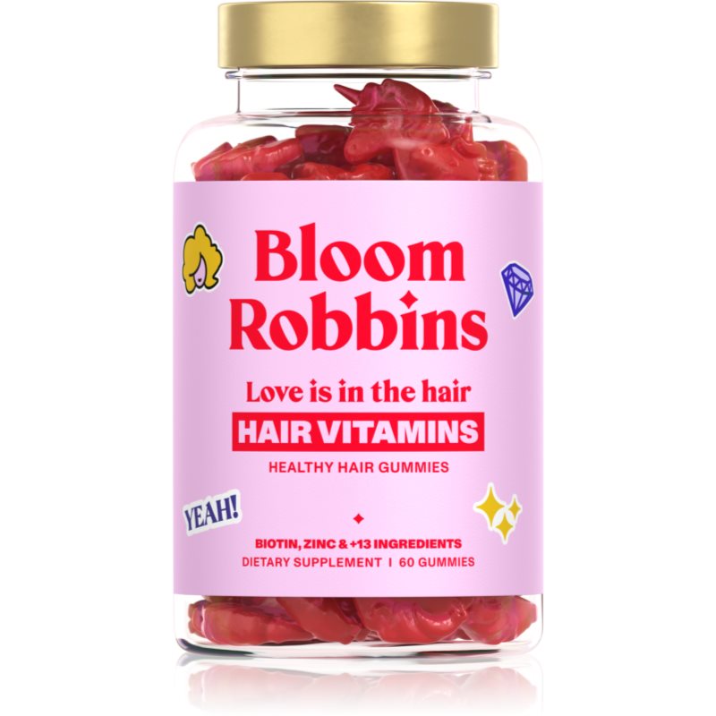 Bloom Robbins LOVE is in the HAIR Healthy hair gummies capsule moi masticabile pentru păr 60 buc