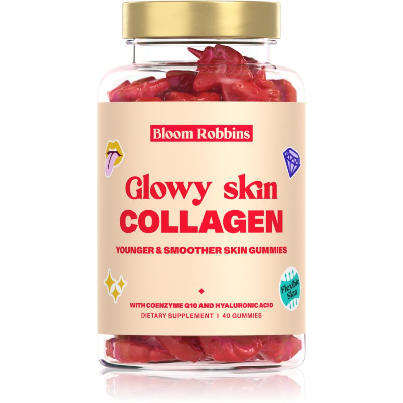 Bloom Robbins Glowy skin COLLAGEN cuburi de mestecat pentru o piele radianta 40 buc