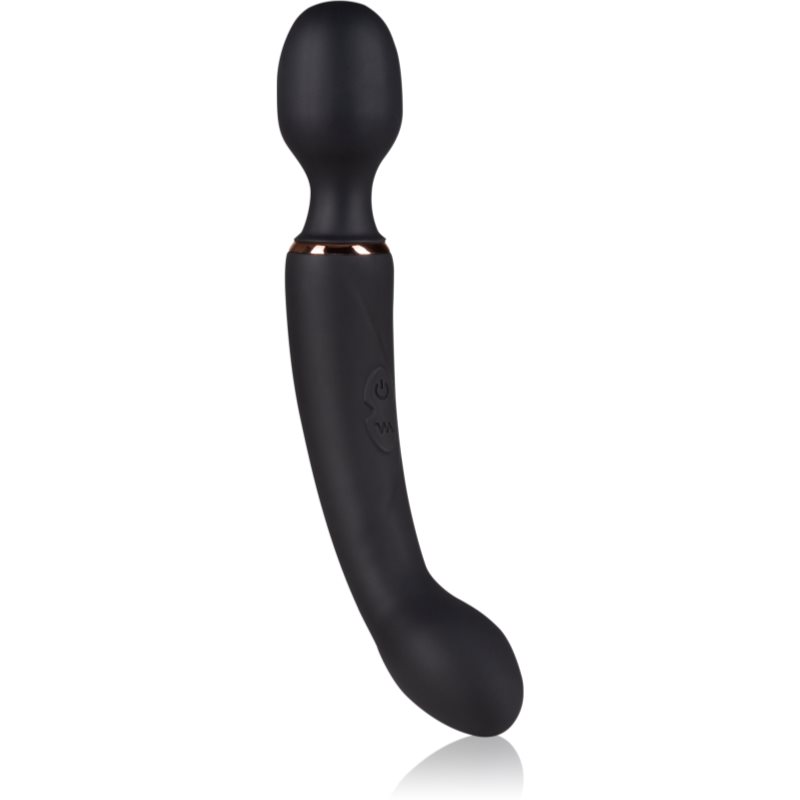 Blush 2v1 Lush Gia cap de masaj și vibrator Black 24 cm