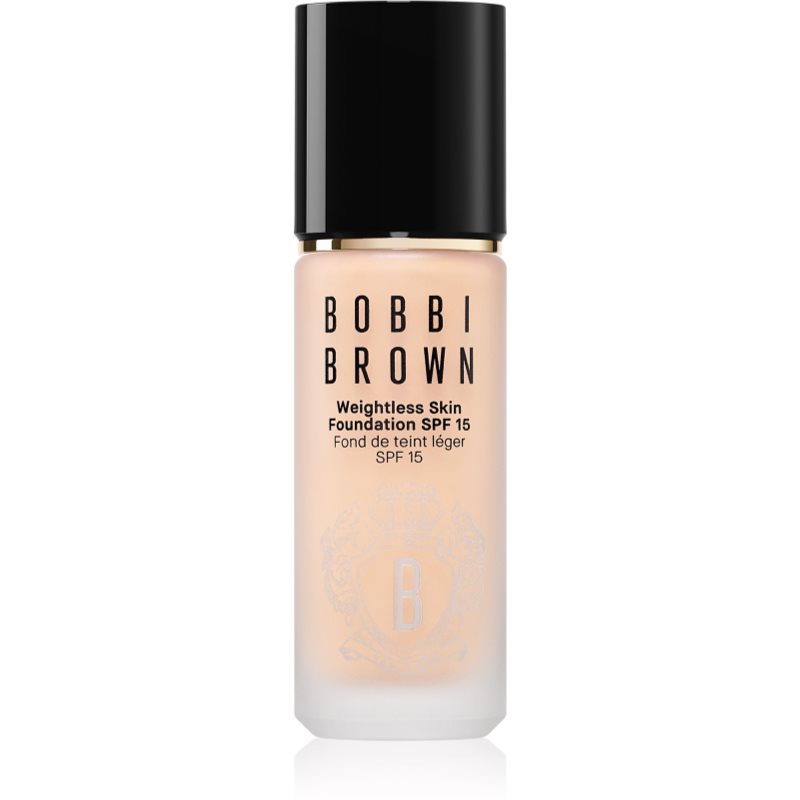 Bobbi Brown Weightless Skin Foundation SPF 15 machiaj persistent cu efect de hidratare culoare Sand 30 ml