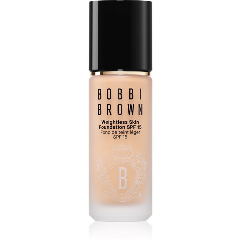 Bobbi Brown Weightless Skin Foundation SPF 15 machiaj persistent cu efect de hidratare culoare Beige 30 ml