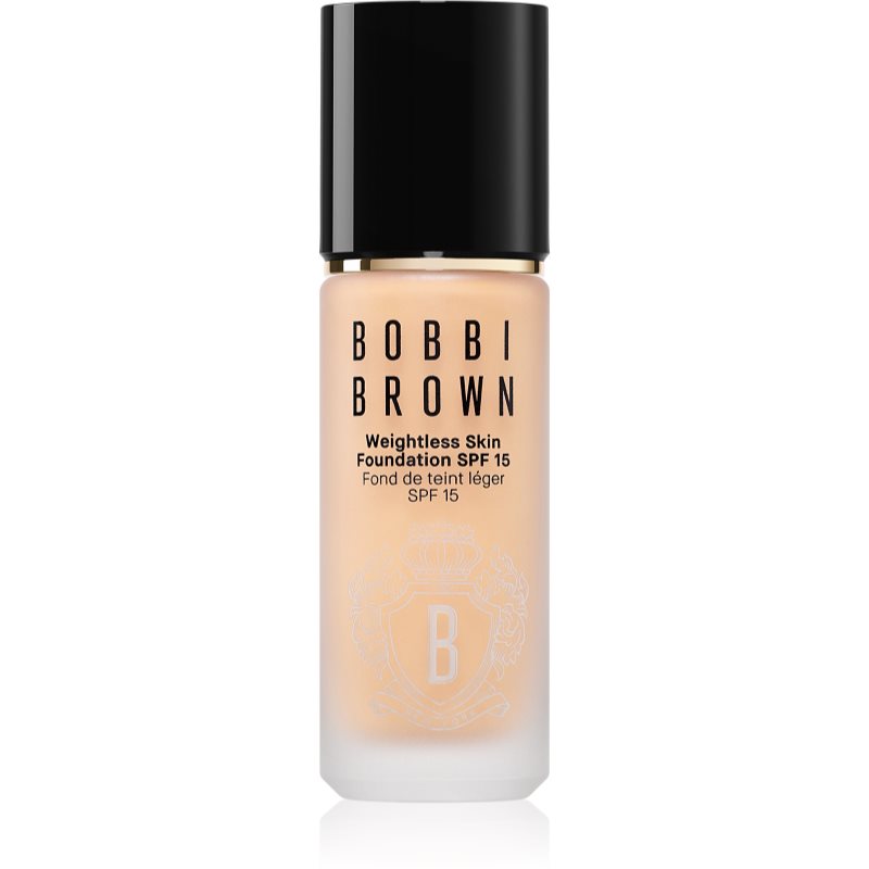 Bobbi Brown Weightless Skin Foundation SPF 15 machiaj persistent cu efect de hidratare culoare Natural 30 ml