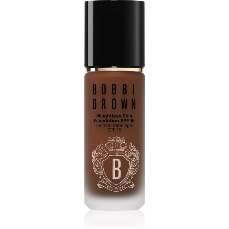 Bobbi Brown Weightless Skin Foundation SPF 15 machiaj persistent cu efect de hidratare culoare Espresso 30 ml