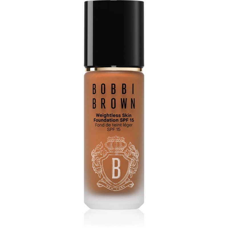 Bobbi Brown Weightless Skin Foundation SPF 15 machiaj persistent cu efect de hidratare culoare Warm Walnut 30 ml