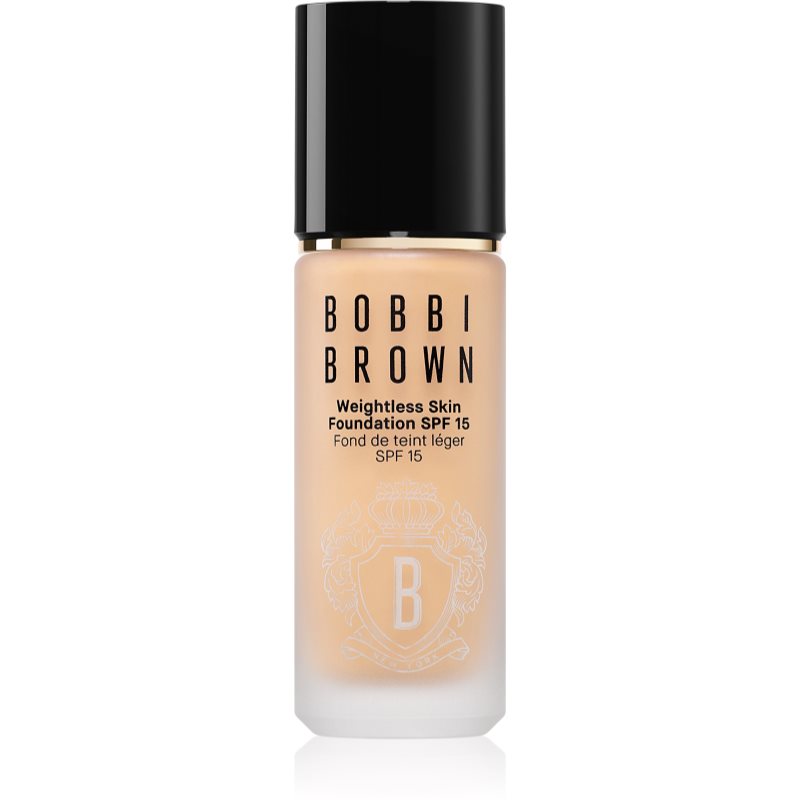 Bobbi Brown Weightless Skin Foundation SPF 15 machiaj persistent cu efect de hidratare culoare Natural Tan 30 ml