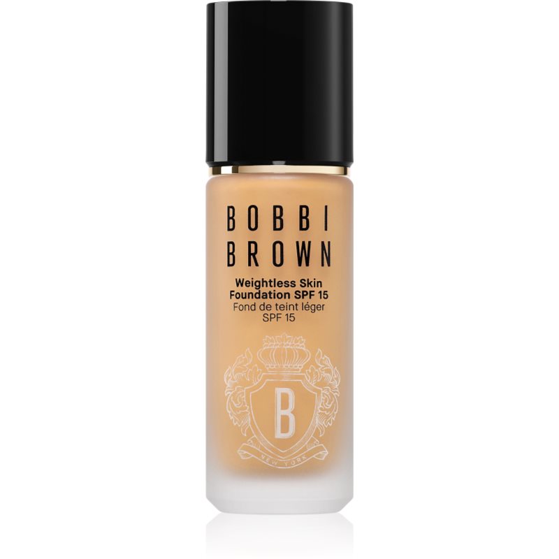 Bobbi Brown Weightless Skin Foundation SPF 15 machiaj persistent cu efect de hidratare culoare Warm Honey 30 ml