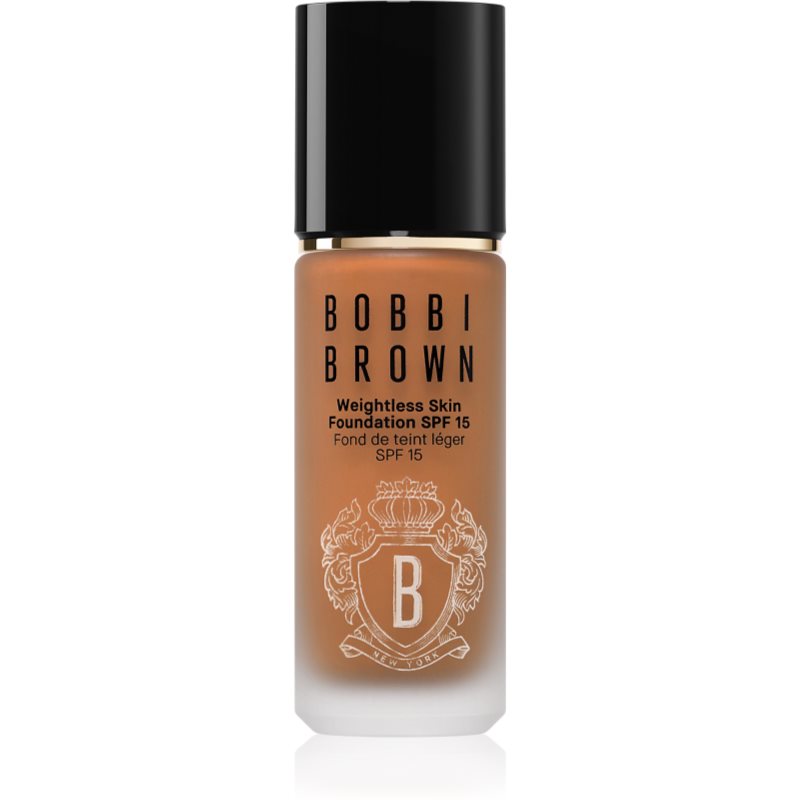 Bobbi Brown Weightless Skin Foundation SPF 15 machiaj persistent cu efect de hidratare culoare Golden Almond 30 ml