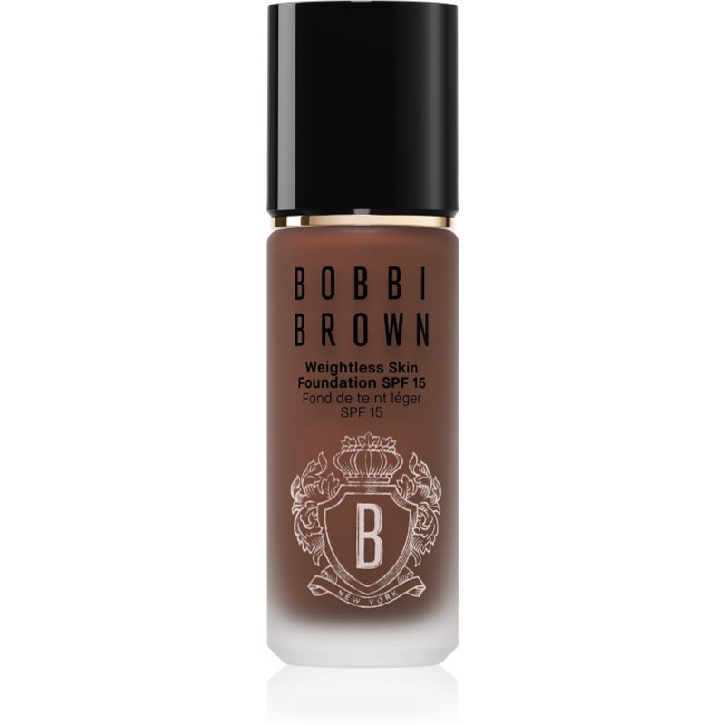 Bobbi Brown Weightless Skin Foundation SPF 15 machiaj persistent cu efect de hidratare culoare Cool Espresso 30 ml