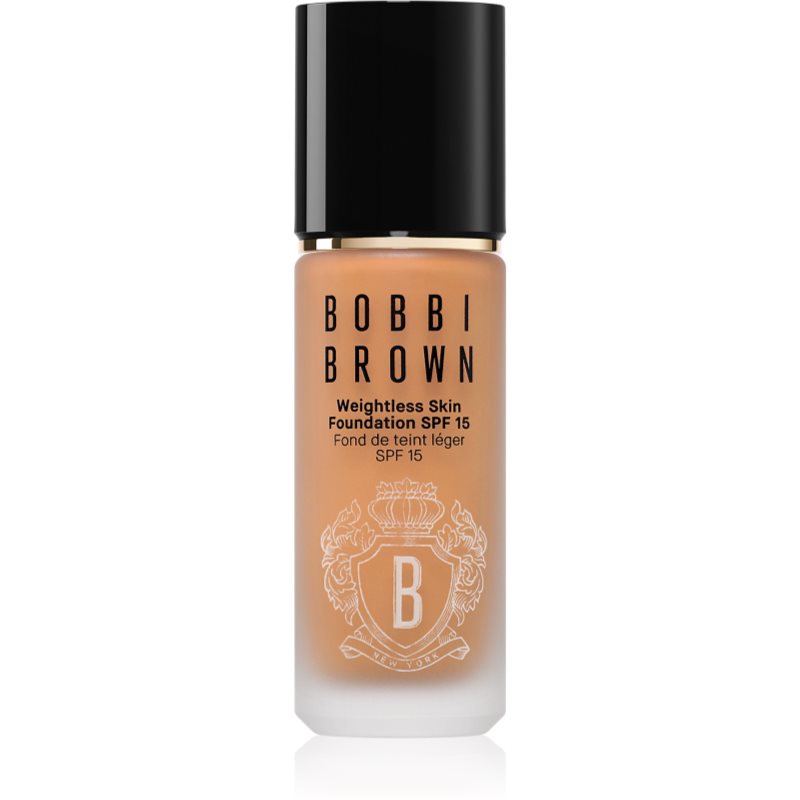 Bobbi Brown Weightless Skin Foundation SPF 15 machiaj persistent cu efect de hidratare culoare Warm Golden 30 ml