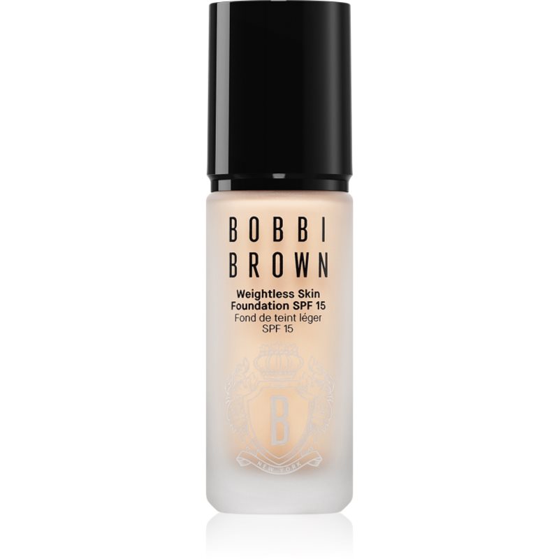 Bobbi Brown Weightless Skin Foundation SPF 15 Mini machiaj matifiant de lungă durată cu efect de hidratare culoare Warm Ivory 13 ml