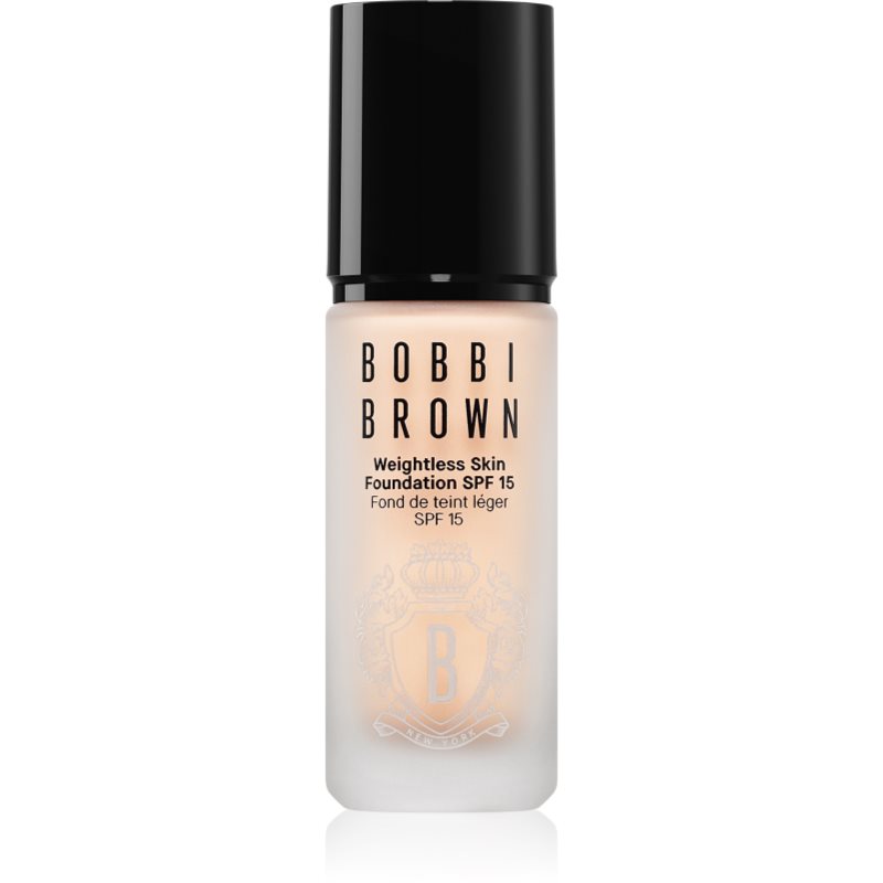 Bobbi Brown Weightless Skin Foundation SPF 15 Mini machiaj matifiant de lungă durată cu efect de hidratare culoare Porcelain 13 ml