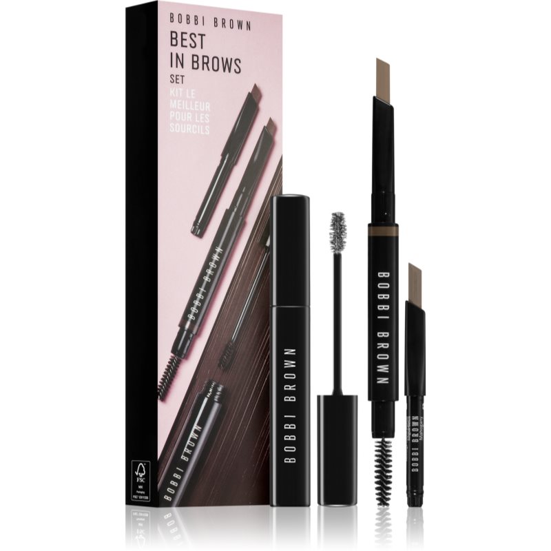 Bobbi Brown Best In Brows Set set cadou Mahogany culoare