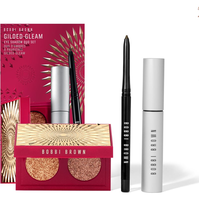 Bobbi Brown Holiday Gilded Gleam Eye Shadow Duo Set set cadou pentru look perfect