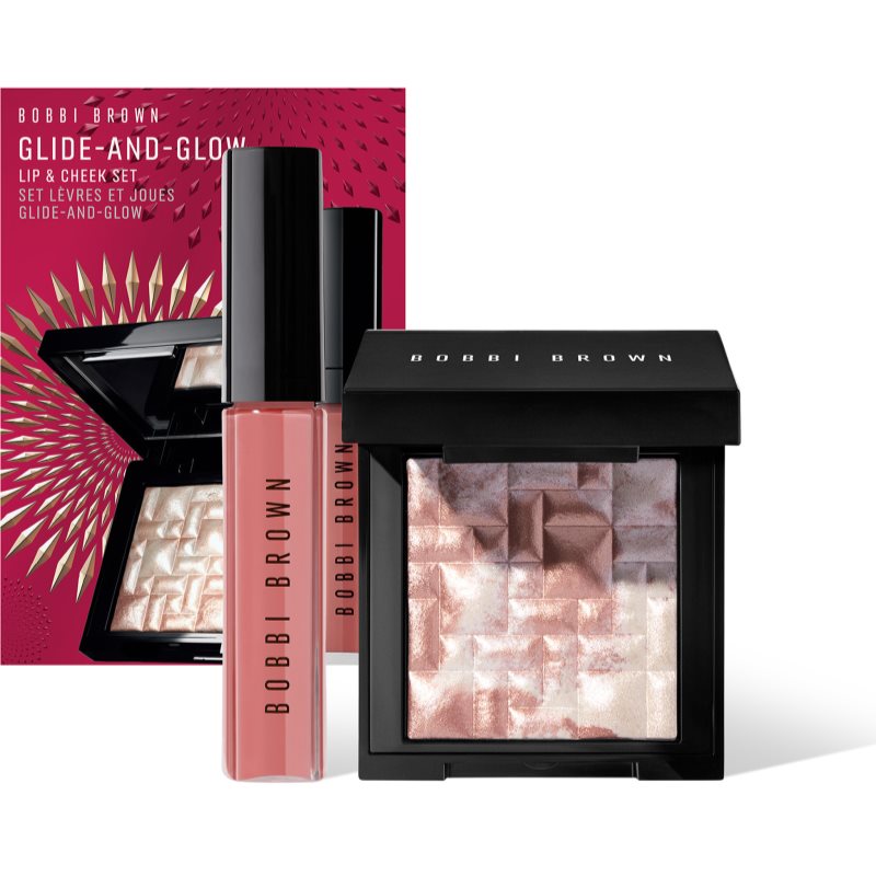 Bobbi Brown Holiday Glide-and-Glow Lip & Cheek Set set cadou (pentru look perfect)