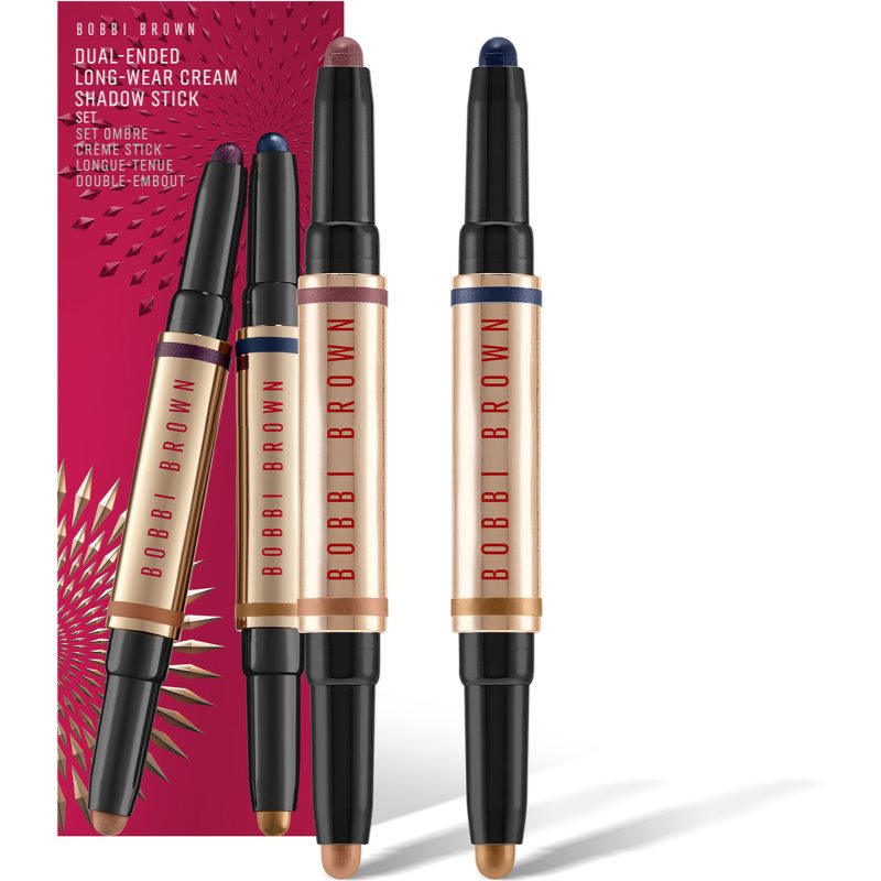 Bobbi Brown Holiday Dual-Ended Long-Wear Cream Shadow Stick Set set cadou pentru ochi 2 buc