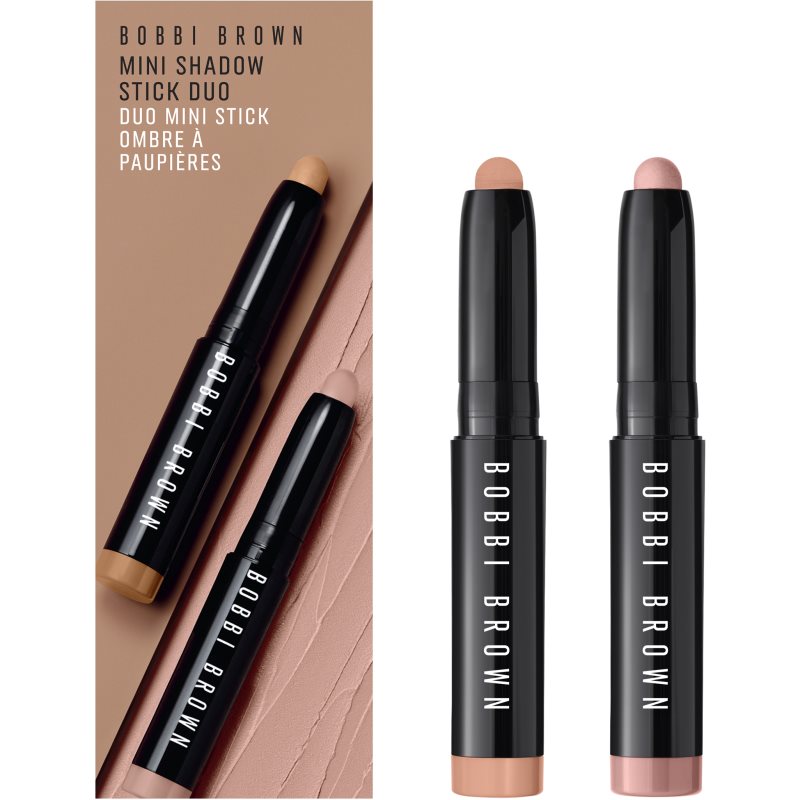 Bobbi Brown Promotional Flex Sets Mini Long-wear Cream Shadow Stick Duo​ set cadou zona ochilor culoare Toast/Antique Rose​