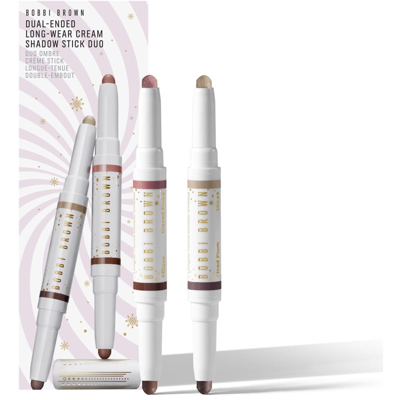 Bobbi Brown Holiday Dual-Ended Long-Wear Cream Shadow Stick Duo creion de ochi lunga durata set cadou
