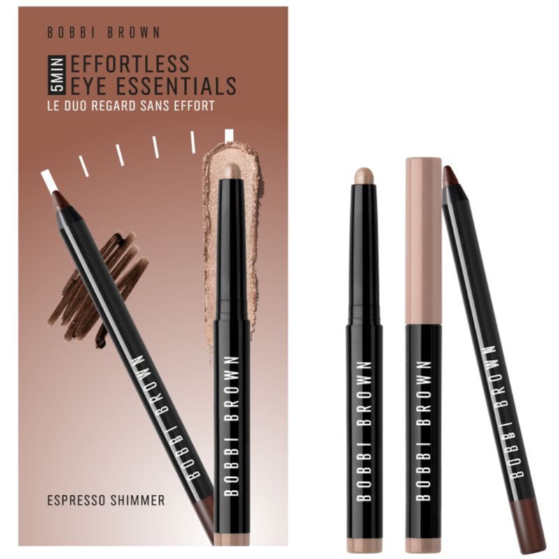 Bobbi Brown Holiday Effortless Eye Essentials set cadou culoare Espresso Shimmer