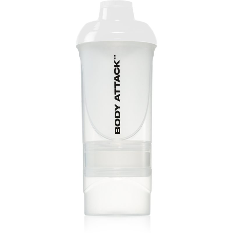 Body Attack ShakeOne shaker pentru sport culoare White 600 ml